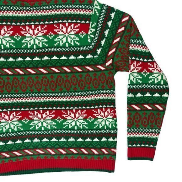 33 Degrees Ugly Christmas Sweater XXL T-Rex Dinosaur Presents Pullover XMAS NWOT - Picture 9 of 16